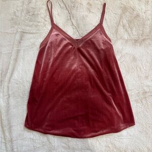 Velvet Pink Flowy Top